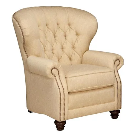 Motorized Reclining Chair Tufted Seat Back